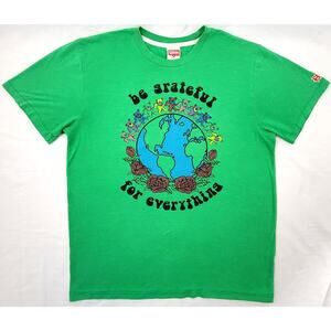 Homage Grateful Dead Bears Tee Green Medium Be Grateful Graphic
